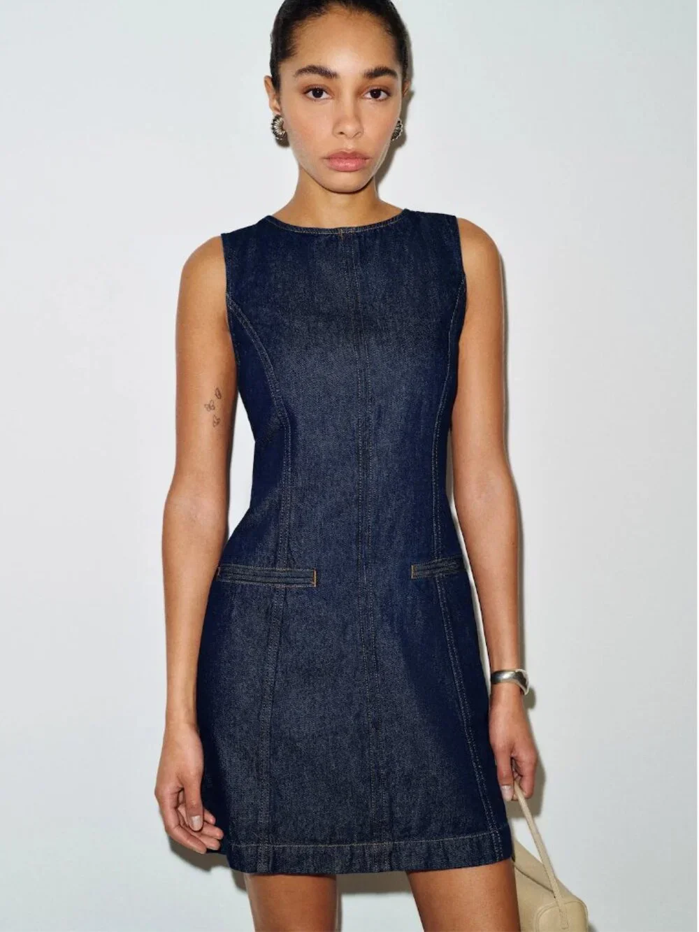 Reformation: Citron Denim Mini Dress